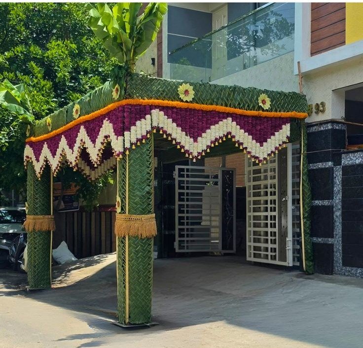 Traditional Entrance Pandal — Wedding decoration Bengaluru